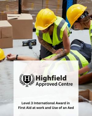 Level 3 International Award in First Aid at work and Use of an Aed